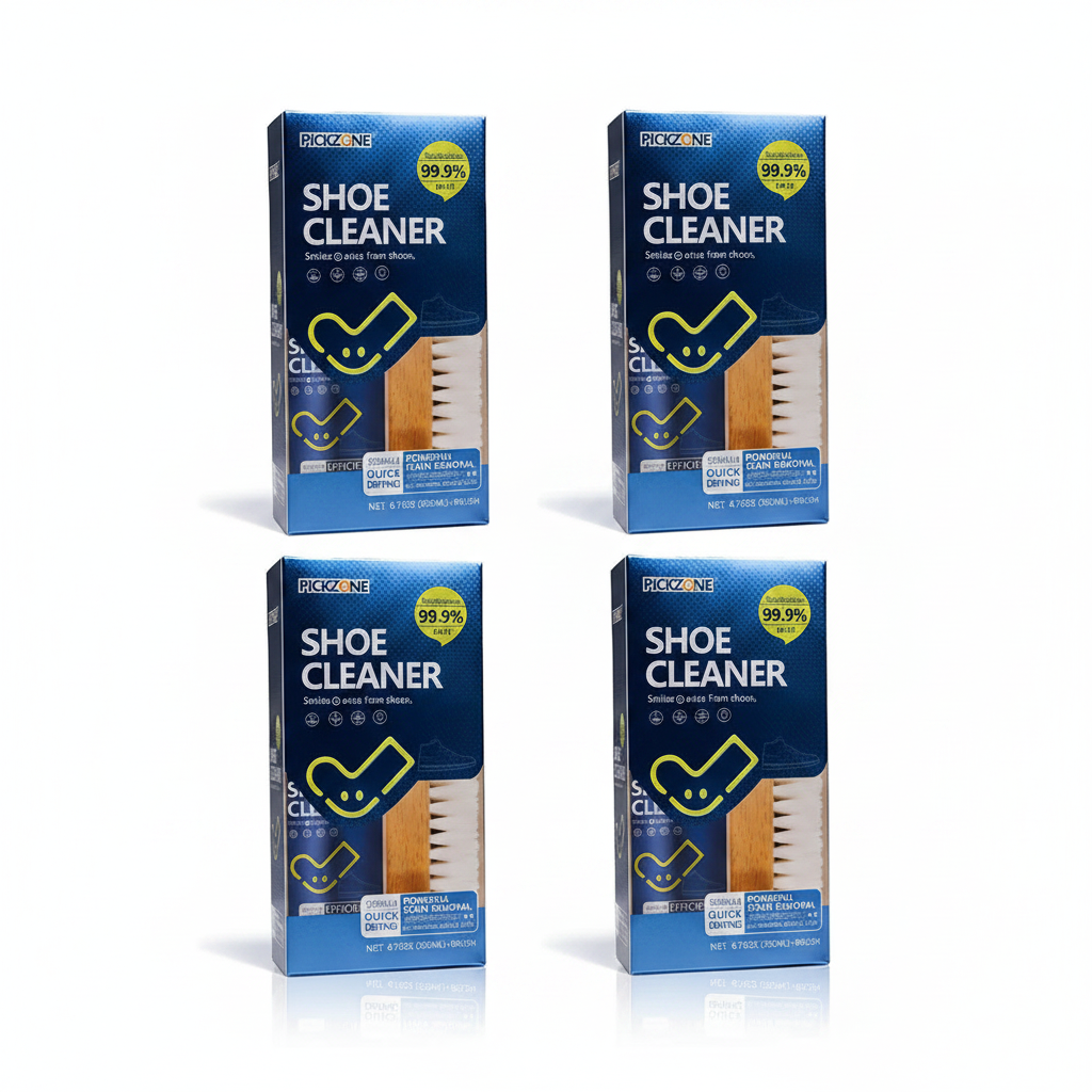 PICKZONE Shoe Cleaner(6.76 oz), Sneaker Cleaner Foam for Removing Stains and Dirt, Shoe Cleaning Solution for White Shoes, Ideal for Footwear, Safe for Leather, Suede, Nubuck, Cotton, Knits,White Shoe Foam Cleaner-PICKZONE