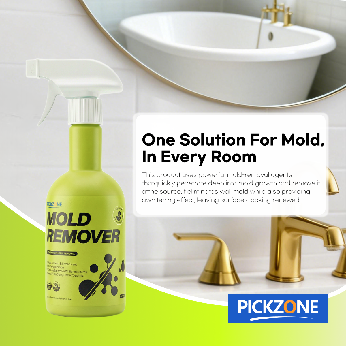 PICKZONE Mold & Mildew Stain Remover Spray
