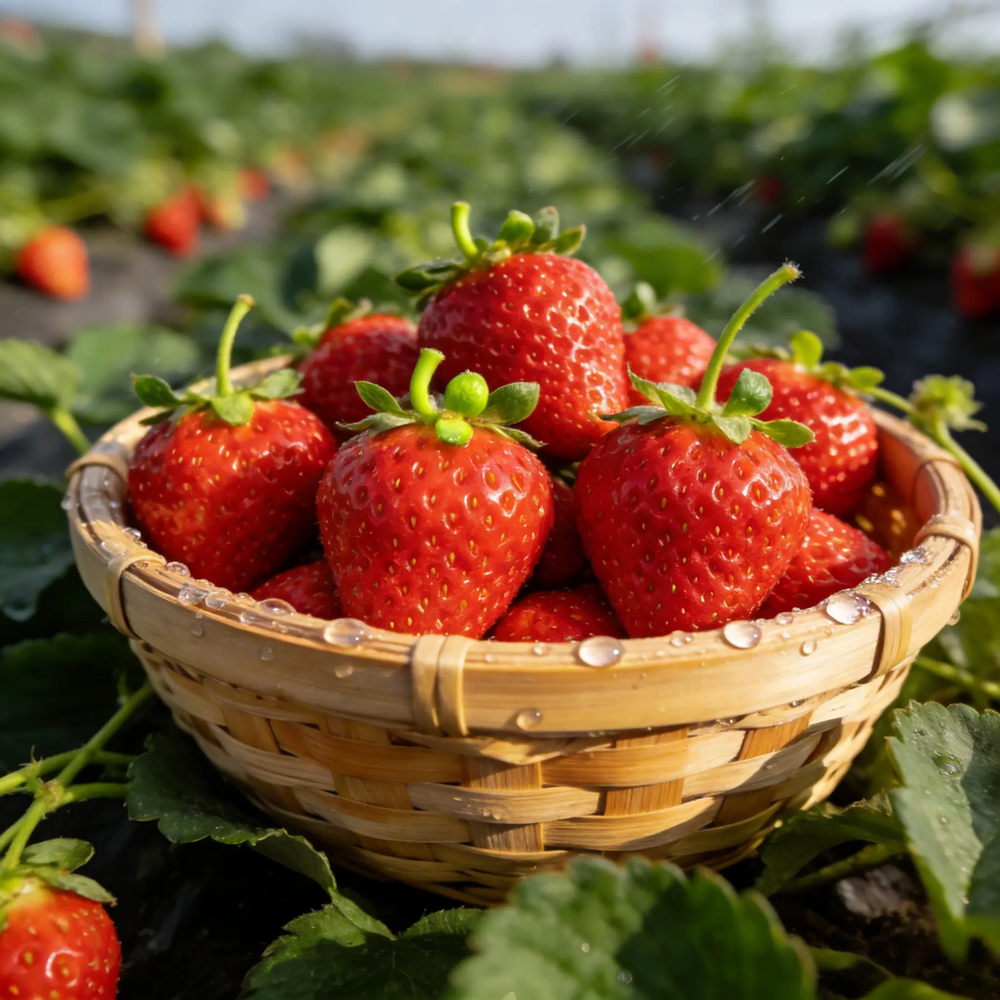 5000+Cream Strawberry Seeds for Planting, Fruits Extra Big, Juicy, Sweet Strawberries Great for Pots or the Ground, indoors or Outdoors - Image 4