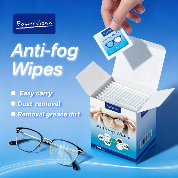 Pickzone Anti-Fog Lens Wipes, 100 Count