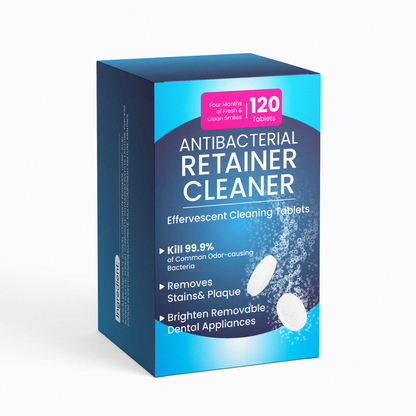PICKZONE Retainer Cleaner Tablets, 60 Pack