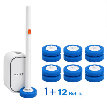 PICKZONE Wall-Mounted Toilet Brush Set