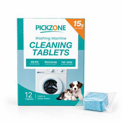 PICKZONE Washing Machine Cleaner Tablets, 12 Pack