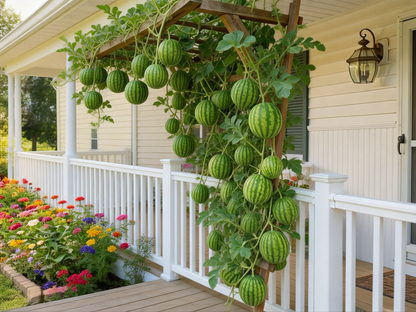 Mini Watermelon Seeds I Extra Sweet Small WatermelonIHigh Germination Rate I Compact Fruit Variety I Container &Garden Growing I Balcony Patio Backyard I Easy to Grow IBeginner Friendly I Non-GMO Watermelon Seeds, Home Planting Seeds, Vegetable Seeds
