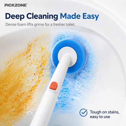 PICKZONE Wall-Mounted Toilet Brush Set