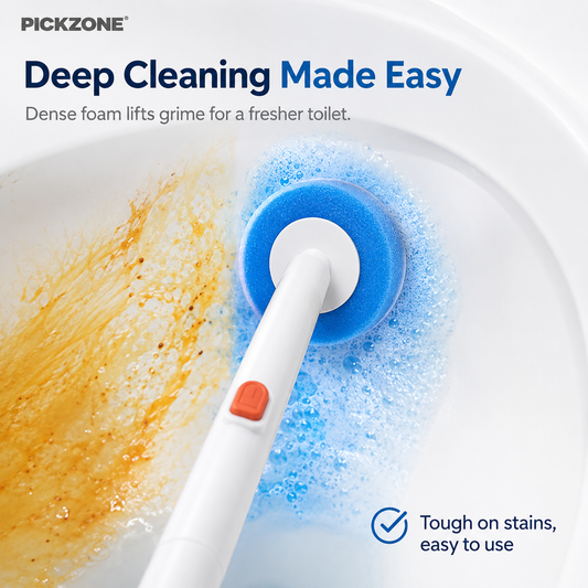 PICKZONE Wall-Mounted Toilet Brush Set