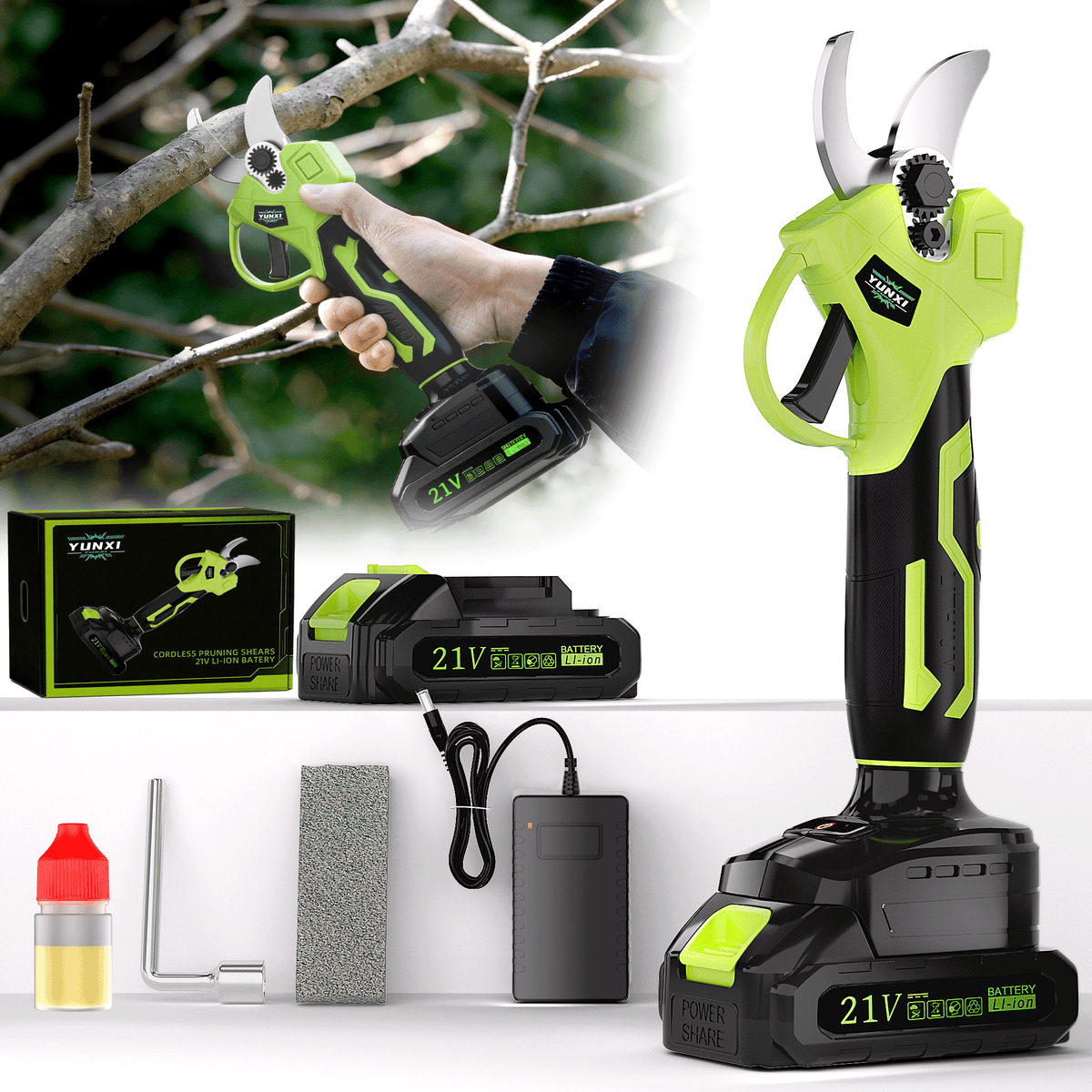 Electric Pruning Scissors with a Brushless Motor, Easy to Use And Lightweight, Perfect for Anyone, Specifically Made for Trimming Trees, Gardening, And Enhancing Landscapes, Great Presents for Gardening Lovers