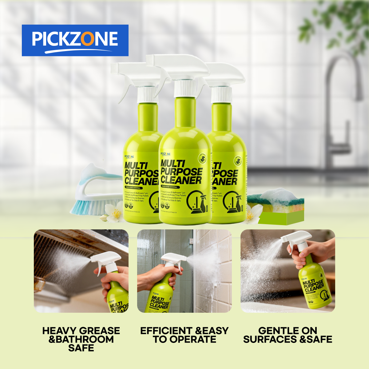 PICKZONE All-Purpose Kitchen Cleaner Foam