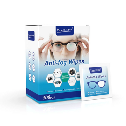 Pickzone Anti-Fog Lens Wipes, 100 Count