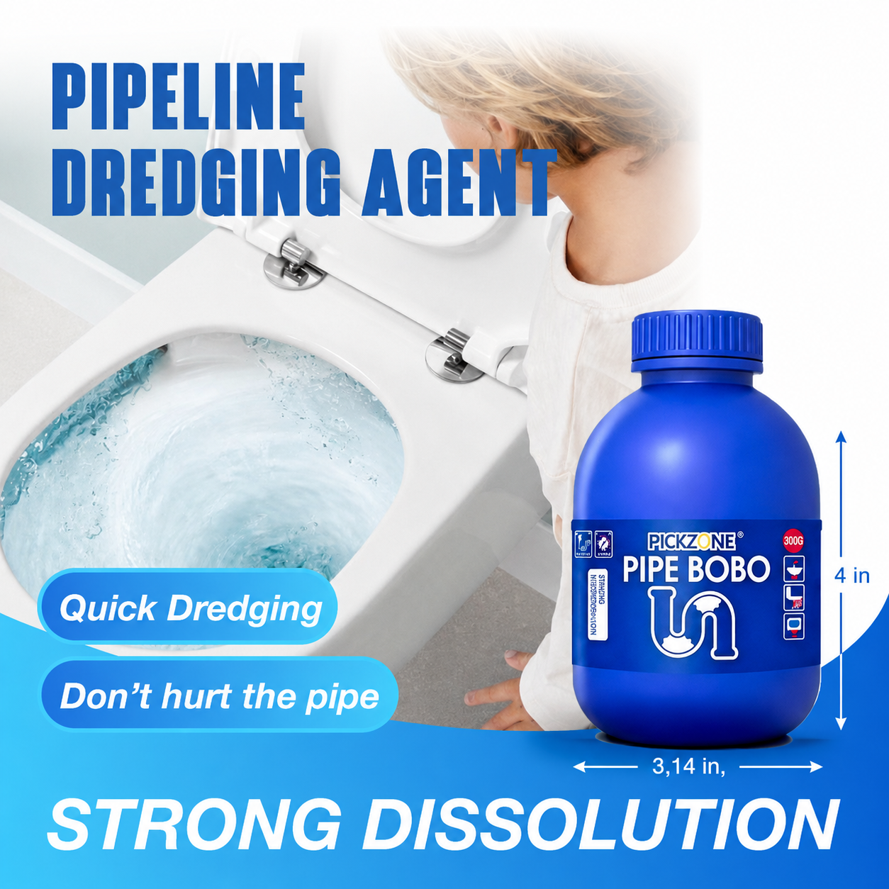 PICKZONE PIPE BOBO Drain Cleaner