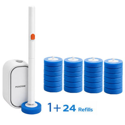 PICKZONE Wall-Mounted Toilet Brush Set