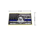 Thin Blue Line Code 4 Sticker - Show Police Support! Waterproof 3D Decal for Car, Laptop, Helmet | Back the Blue Cop Gift