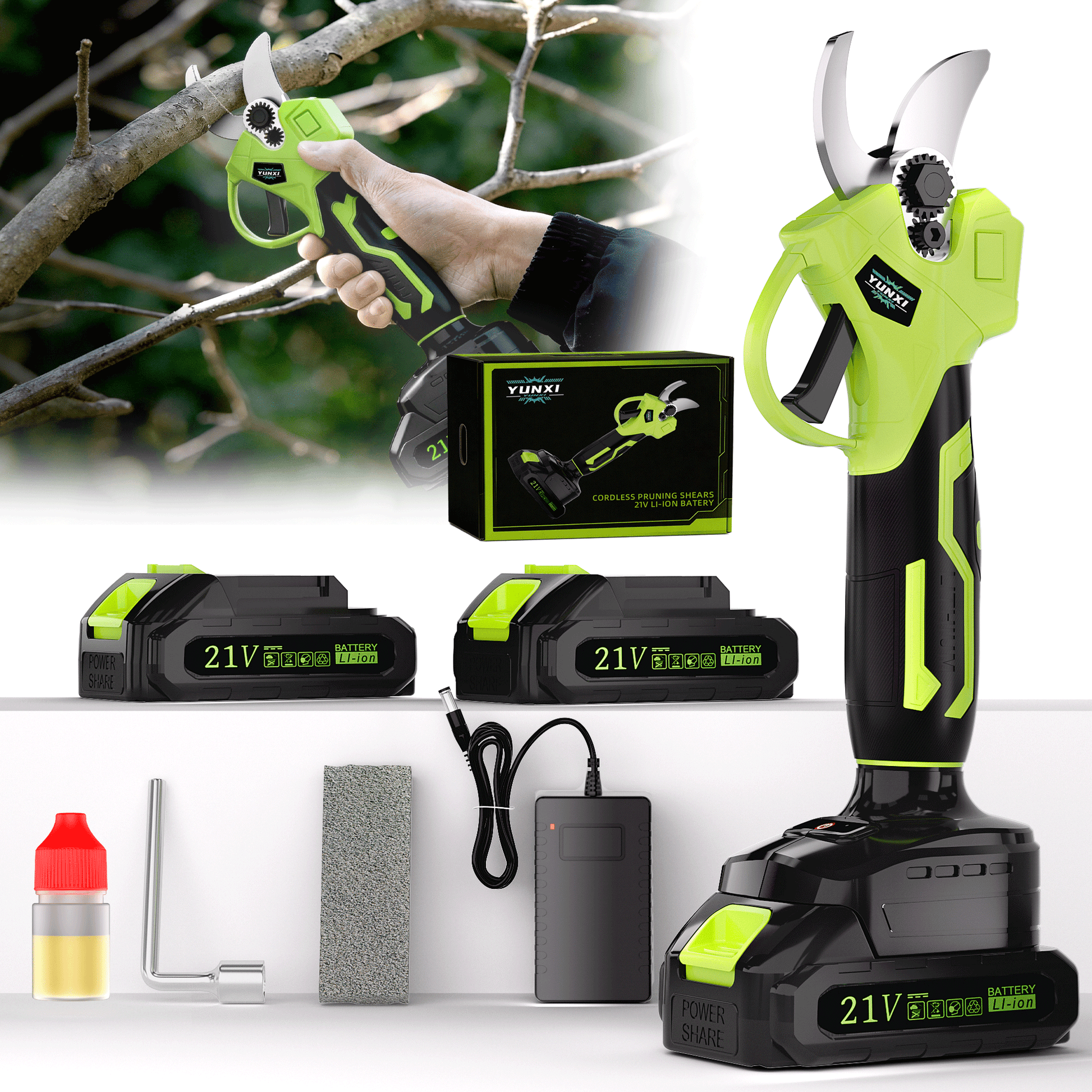 Electric Pruning Scissors with a Brushless Motor, Easy to Use And Lightweight, Perfect for Anyone, Specifically Made for Trimming Trees, Gardening, And Enhancing Landscapes, Great Presents for Gardening Lovers