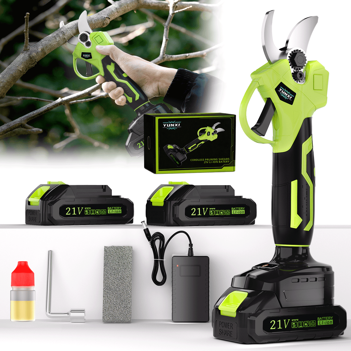 Electric Pruning Scissors with a Brushless Motor, Easy to Use And Lightweight, Perfect for Anyone, Specifically Made for Trimming Trees, Gardening, And Enhancing Landscapes, Great Presents for Gardening Lovers
