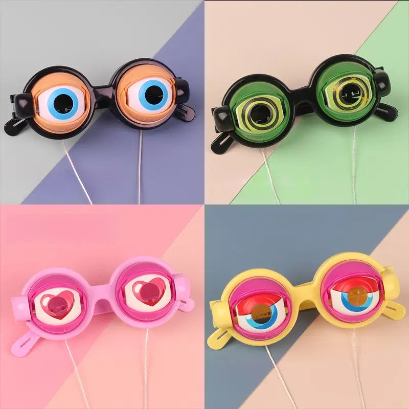 Fun Quirky Children's Glasses - Whimsical Accessories, Creative Prank Toy, Party Supply for Easter, Christmas Festive Gifting