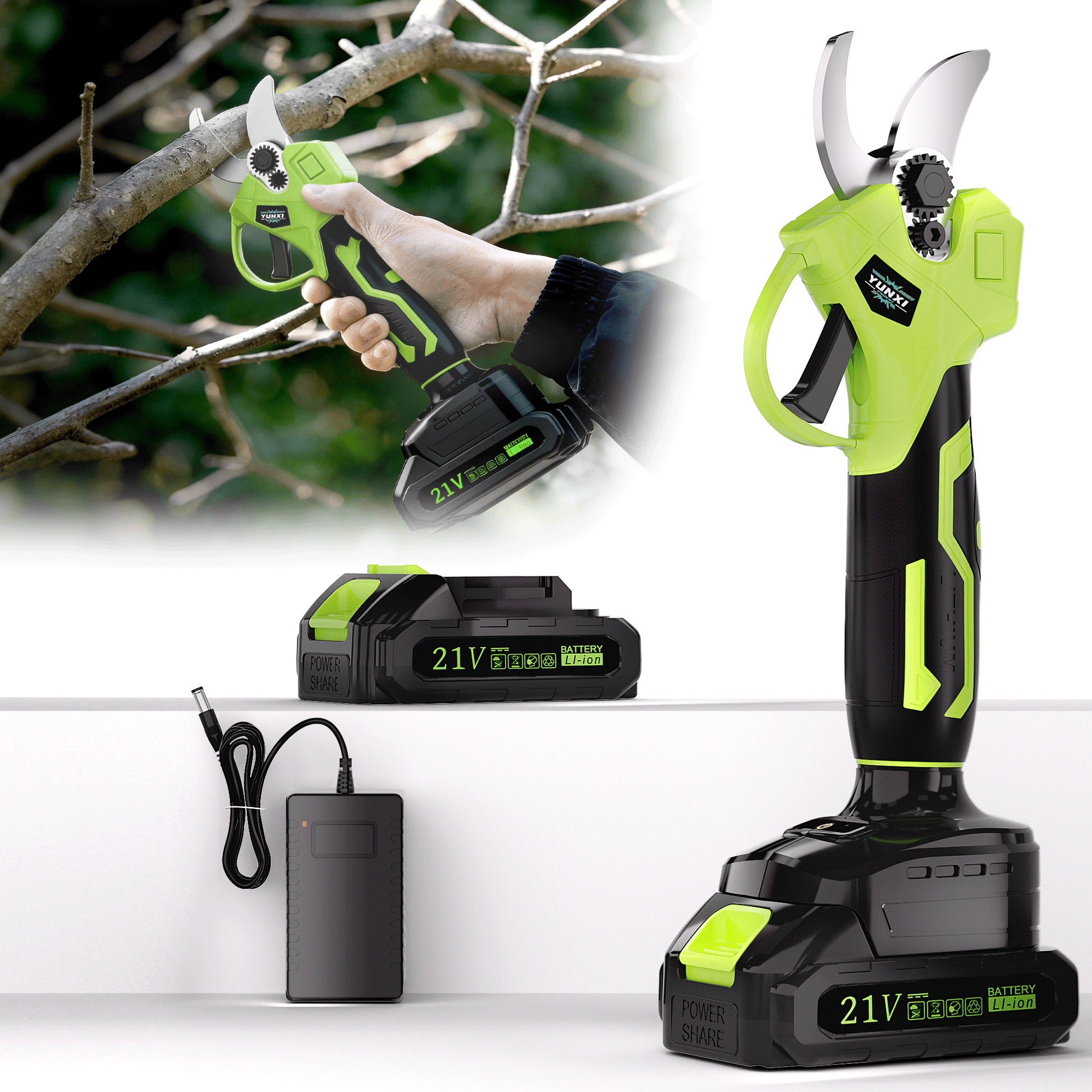 Electric Pruning Scissors with a Brushless Motor, Easy to Use And Lightweight, Perfect for Anyone, Specifically Made for Trimming Trees, Gardening, And Enhancing Landscapes, Great Presents for Gardening Lovers