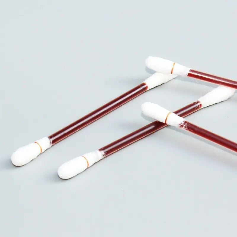 100 Cotton Swabs - Care & Pet Cotton Swabs, Individually Packaged | Portable for Outdoor Activities & Emergency Supplies