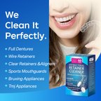 PICKZONE Retainer Cleaner Tablets, 60 Pack