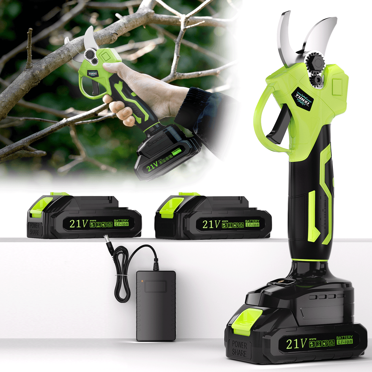 Electric Pruning Scissors with a Brushless Motor, Easy to Use And Lightweight, Perfect for Anyone, Specifically Made for Trimming Trees, Gardening, And Enhancing Landscapes, Great Presents for Gardening Lovers