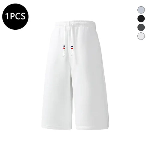 4-Pack Men's Summer Shorts — 3/4 Length Casual Loose Fit Athletic Straight Cut for Running, Walking & Hiking