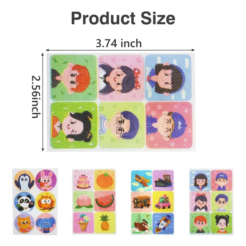 Animal Insect Repellent Sticker, Cute Animal Design, Sticks to Clothes, Backpacks, Chairs, Preserves Effectiveness When Sealed