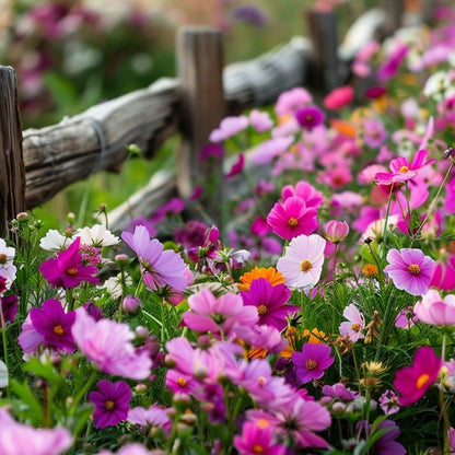 24 Perennial Wildflowers Seeds Mix Flower Seed Packets - Non-GMO Heirloom, Pollinator-Friendly, Full Sun Plants, Attracts Bees Butterflies & Hummingbirds, High Germination for Indoor-Outdoor Gardens, Mother's Day Gift Option