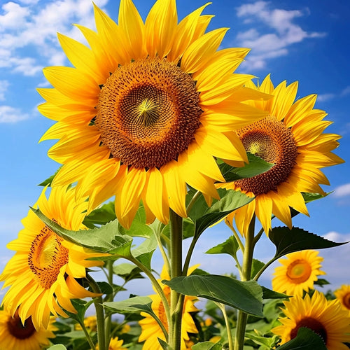 Sunflower Seeds for Planting | Heirloom Seeds | High Germination, Open Pollinated Sunflower Seeds to Plant for Home Garden, Outdoors & Attracts Pollinators
