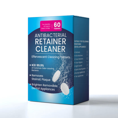 PICKZONE Retainer Cleaner Tablets, 60 Pack