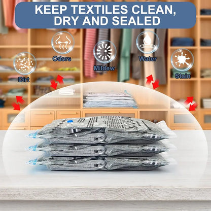 BoxLegend Vacuum Storage Bags with Electric Pump 26 Combo  Thickened Vacuum Seal Bags for Clothing Space Saving for Coat Quilt Blanket Pillow Comforters