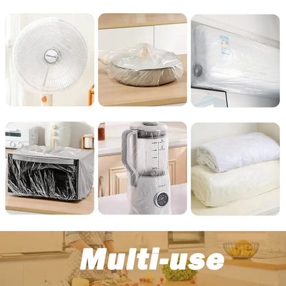 30 Counts Kitchen Appliance Covers – Disposable Dust Shield with Visibility, Large Size 43.3×35.4 inch, Fits 95% of Small Appliances
