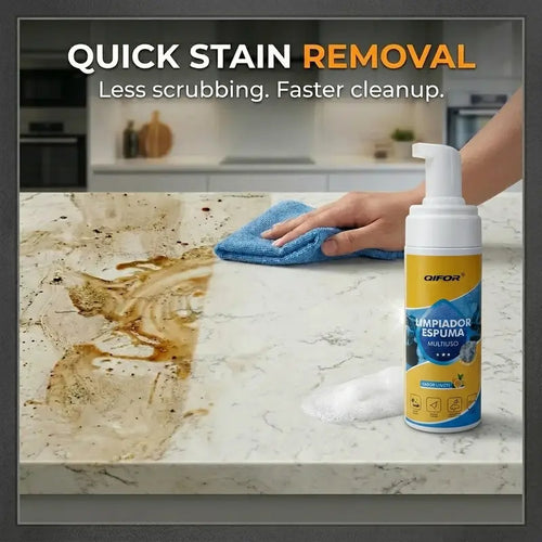 Multi-Purpose Cleaning Solution - Heavy-Duty Grease & Stain Remover, Fresh Lemon Scent - Disinfectant Safe for Outdoor Cooking Spaces, Car, Floors