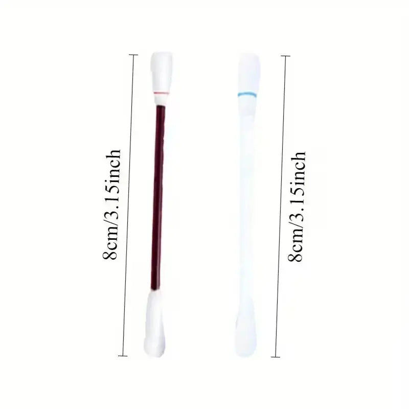 100 Cotton Swabs - Care & Pet Cotton Swabs, Individually Packaged | Portable for Outdoor Activities & Emergency Supplies