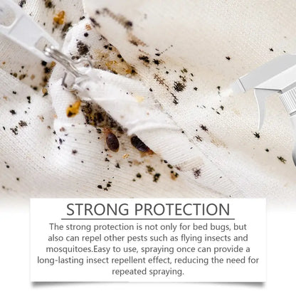 Bed Bug Killer Spray — Kills on Contact & Eggs — Plant-Based, No-Rinse — Safe Around Kids & Pets — Also for Fleas, Mites, Flies & Mosquitoes