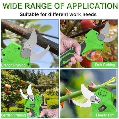 Electric Pruning Scissors with a Brushless Motor, Easy to Use And Lightweight, Perfect for Anyone, Specifically Made for Trimming Trees, Gardening, And Enhancing Landscapes, Great Presents for Gardening Lovers