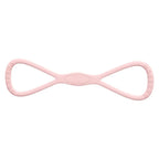 YICF Portable Figure-8 Silicone Elastic Resistance Band, Unisex Exercise Equipment for Home Gym & At Home Gym Equipment, Ideal for On-the-Go Workouts & Yoga