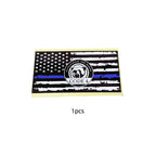 Thin Blue Line Code 4 Sticker - Show Police Support! Waterproof 3D Decal for Car, Laptop, Helmet | Back the Blue Cop Gift