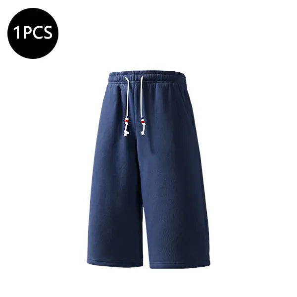 4-Pack Men's Summer Shorts — 3/4 Length Casual Loose Fit Athletic Straight Cut for Running, Walking & Hiking