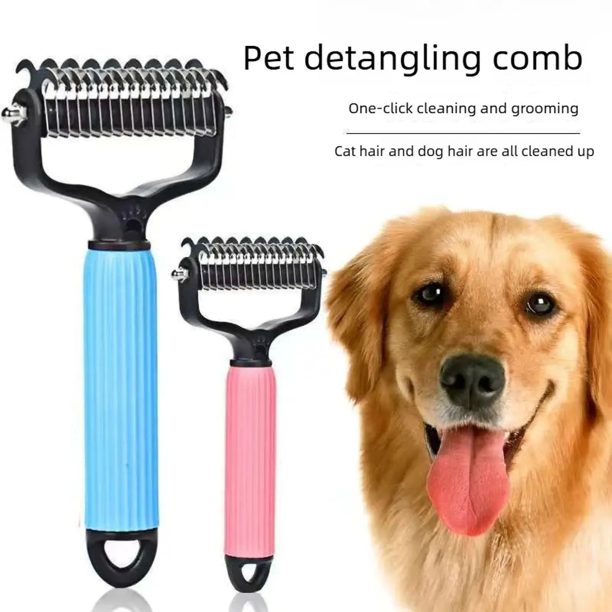 Double-Sided Dog Detangling Comb