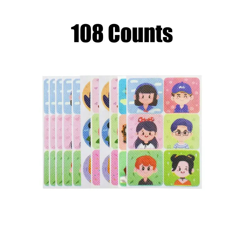 Animal Insect Repellent Sticker, Cute Animal Design, Sticks to Clothes, Backpacks, Chairs, Preserves Effectiveness When Sealed