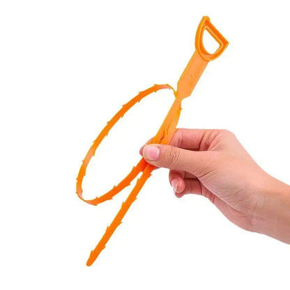 Drain Snake Hair Clog Remover – 5 Pack, 20-Inch Flexible Drain Cleaner Tool