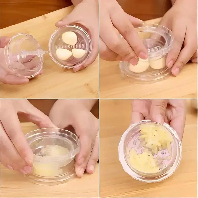 Manual Garlic Twister & Masher – Multi-Functional Mincer & Grinder