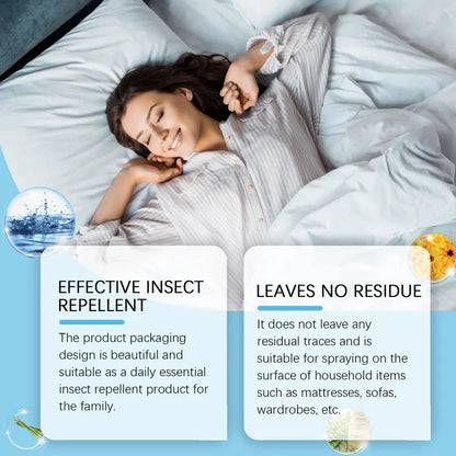 Bed Bug Killer Spray — Kills on Contact & Eggs — Plant-Based, No-Rinse — Safe Around Kids & Pets — Also for Fleas, Mites, Flies & Mosquitoes