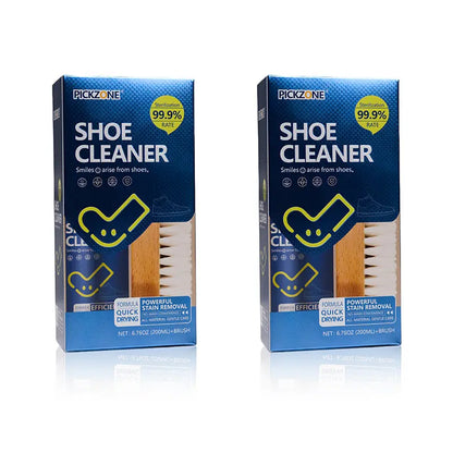 PICKZONE Shoe Cleaner(6.76 oz), Sneaker Cleaner Foam for Removing Stains and Dirt, Shoe Cleaning Solution for White Shoes, Ideal for Footwear, Safe for Leather, Suede, Nubuck, Cotton, Knits,White Shoe Foam Cleaner-PICKZONE