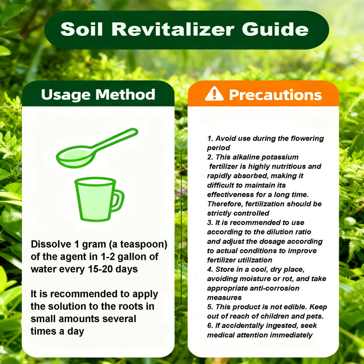 Viresta Soil Revitalizer - Yields 266 Gallons
