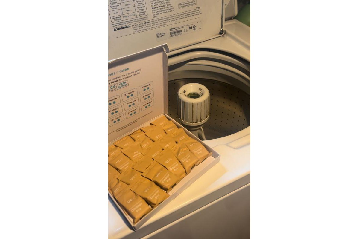 Customer washing machine cleaner photo from Jaclyn