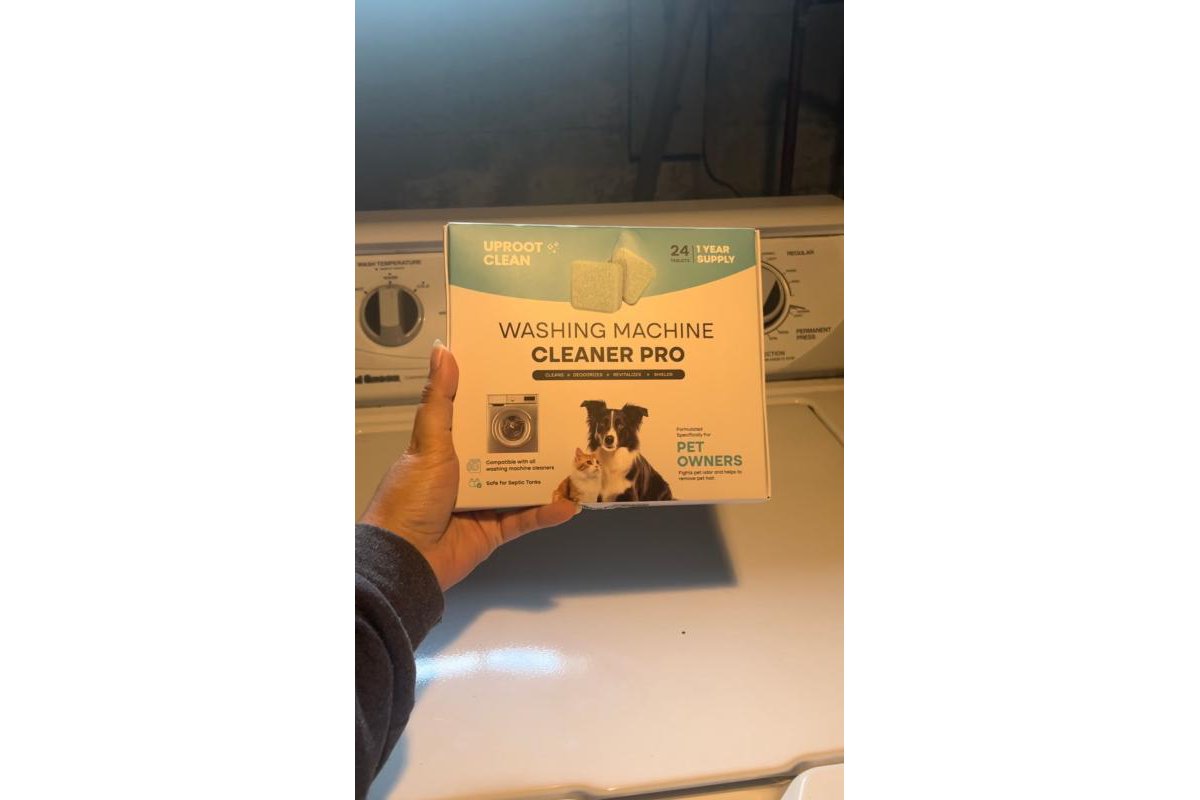 Customer washing machine cleaner photo from Jaclyn