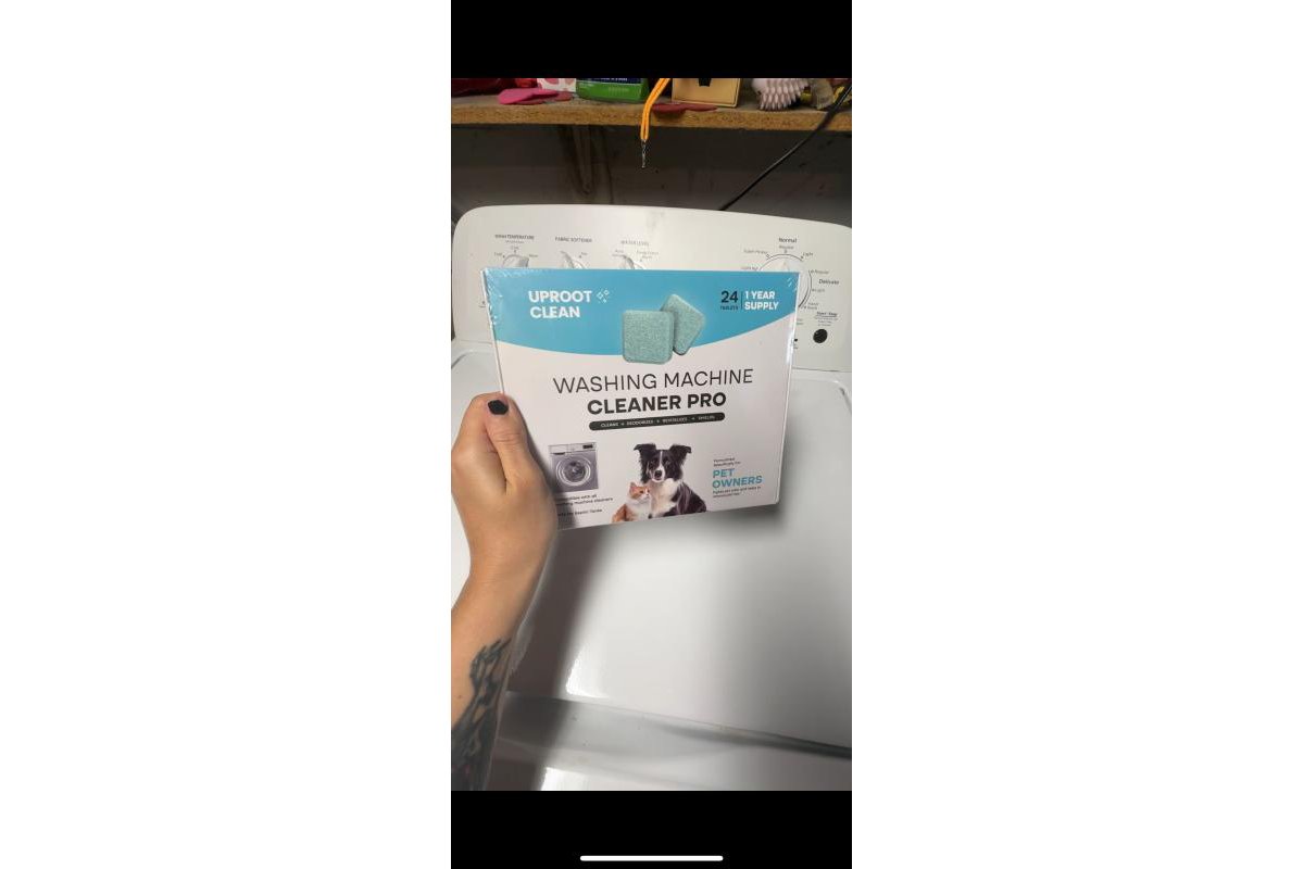 Customer washing machine cleaner photo from Belle
